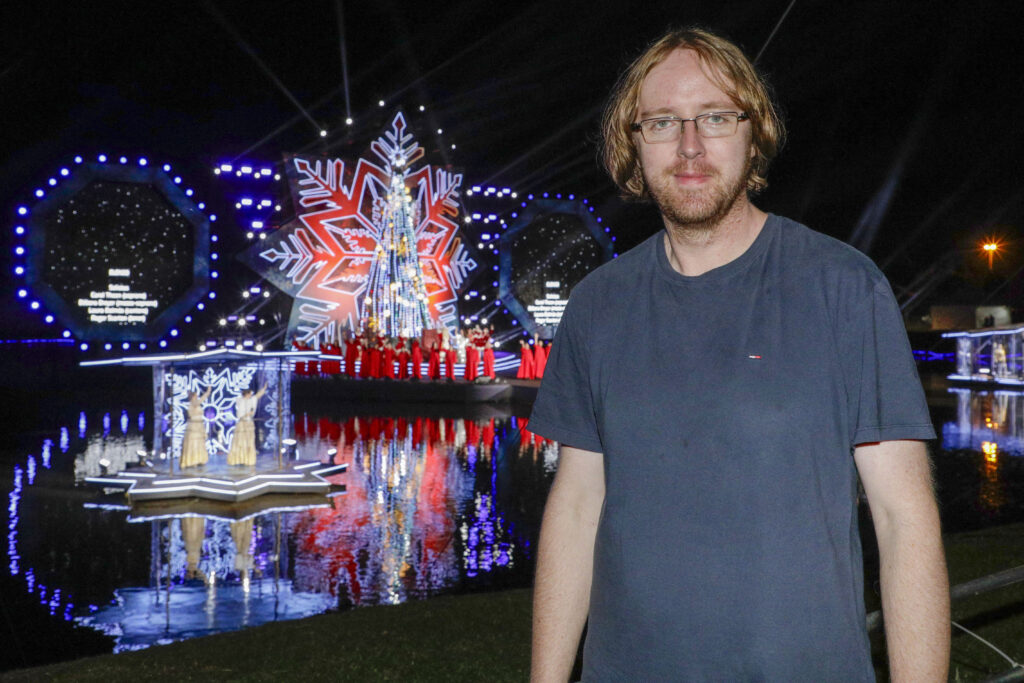 Heitor Knorst, diretor artístico do espetáculo Nativitaten.