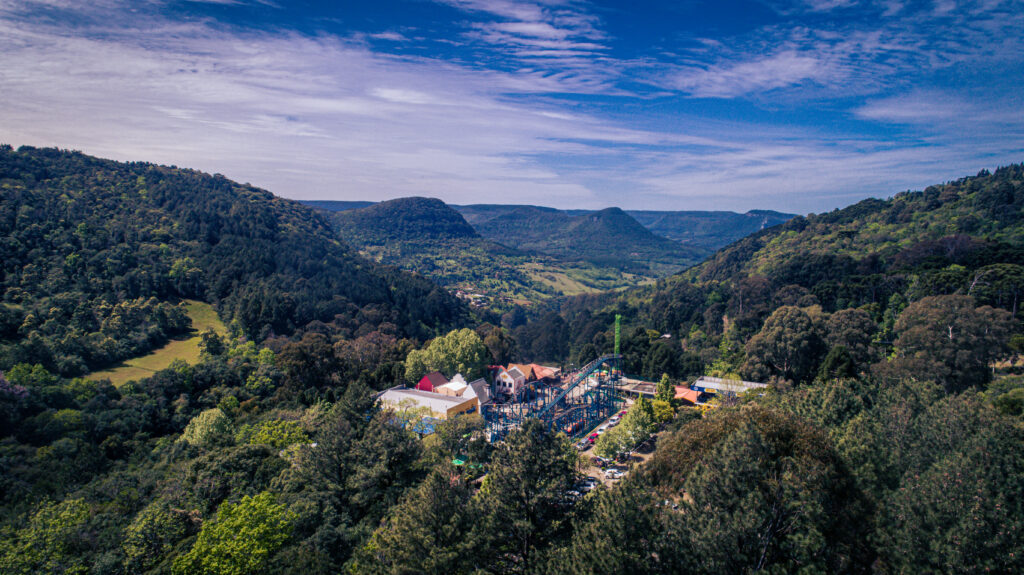 Parque de diversões Alpen Park, em Canela.