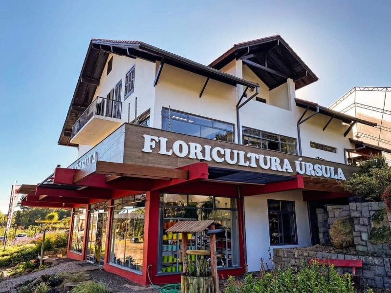 Sede da Floricultura Úrsula, em Nova Petrópolis.